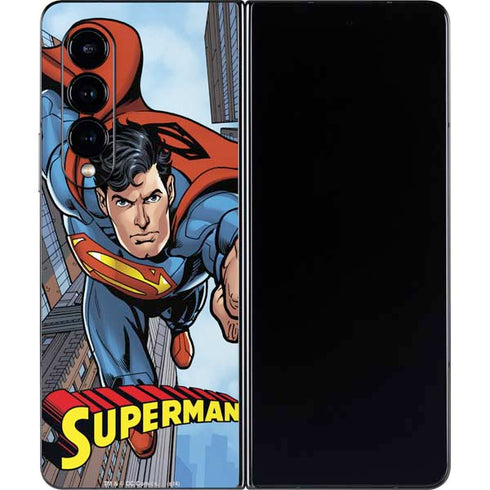 DC Comics Superman Flying Pose Galaxy Z Fold4 5G Skin